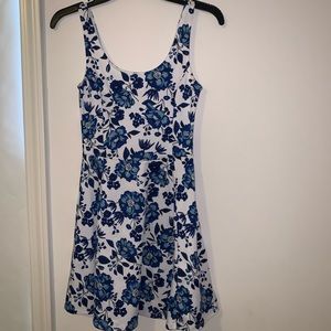 H&M Blue Floral Dress